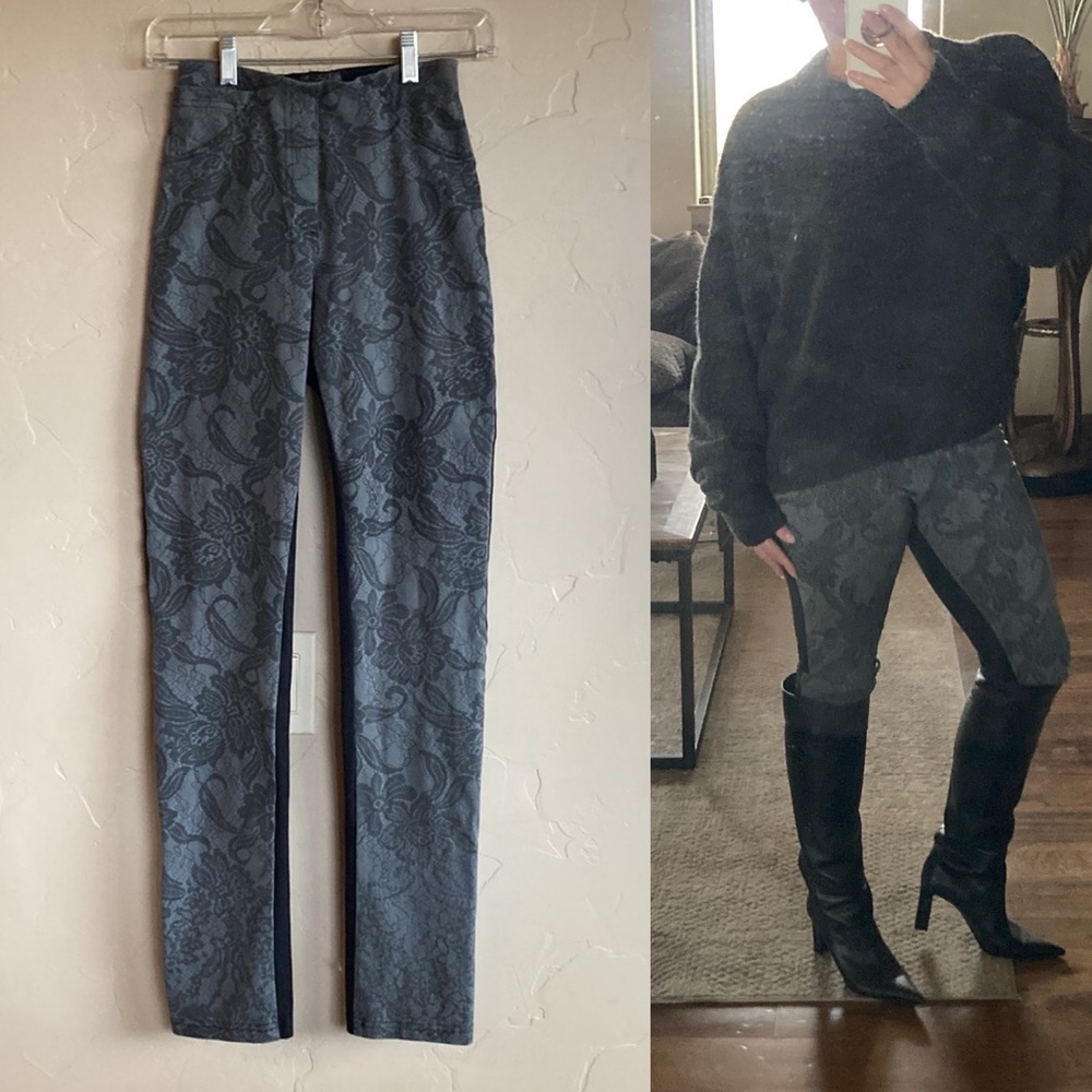 Brazil Roxx Y2K 2000’s Lace Print Legging Jegging